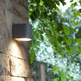 Buitenverlichting up down zwarte wandlamp