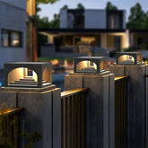 Sokkellamp vierkant solar buiten terras