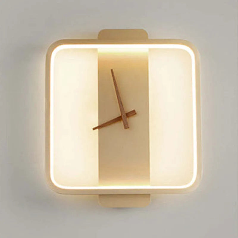 Wandlampen gouden klokvorm woonkamer