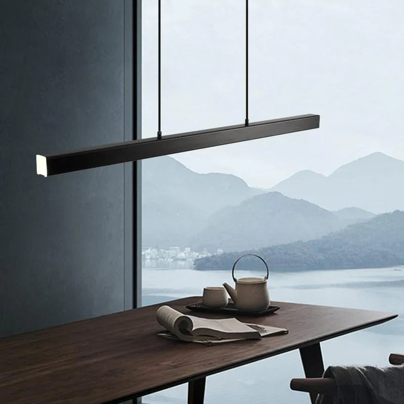 Hanglamp keuken aanrecht in bruine stijl