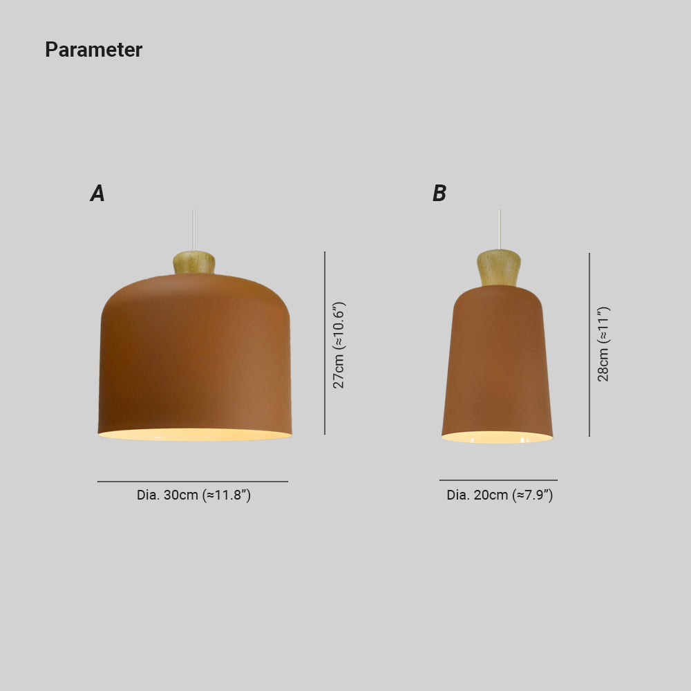 Neutrale hanglamp voor de eetkamer cilindervormige kap