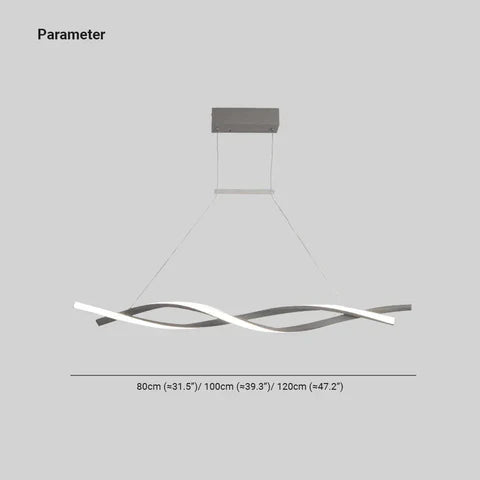 Design hanglamp keuken in grijs dubbelboog