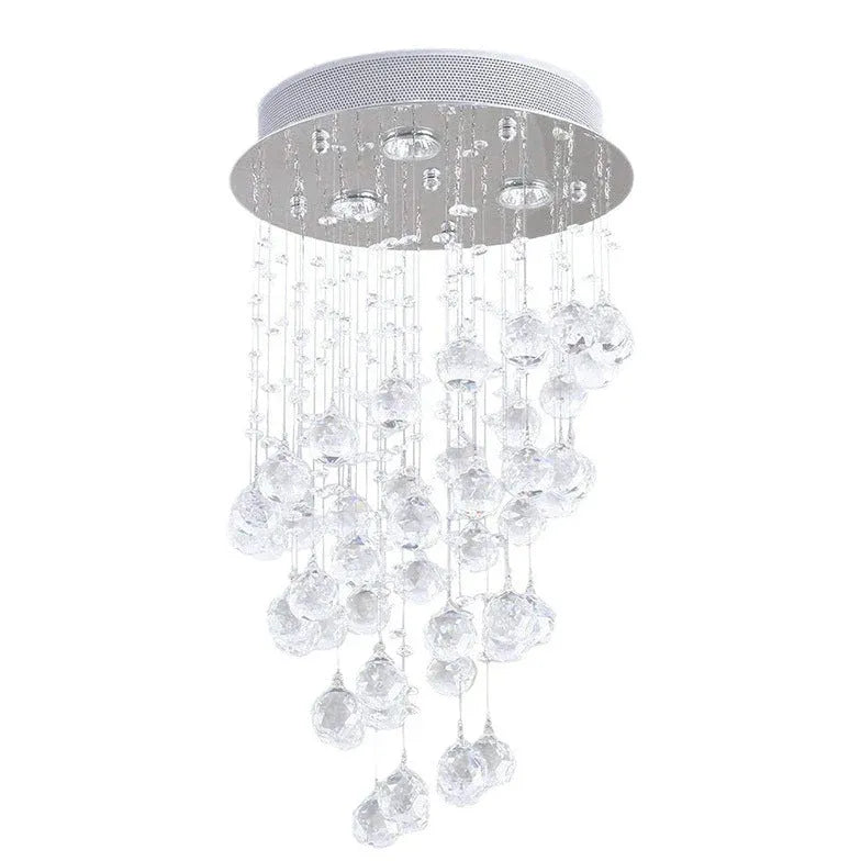 Plafondlamp kristallen in moderne luxe stijl
