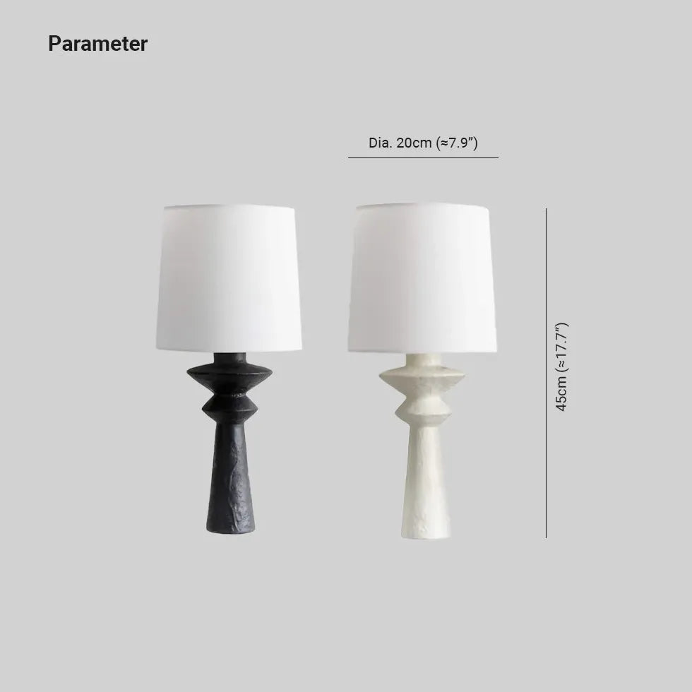 Wandlamp met witte kap in moderne eenvoudige stijl
