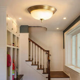 Plafondlamp messing goud in retro stijl