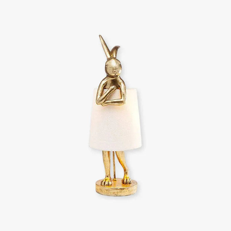 Tafel leeslamp gouden konijn ontwerp slaapkamer