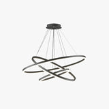 Ring hanglamp modern zwart led