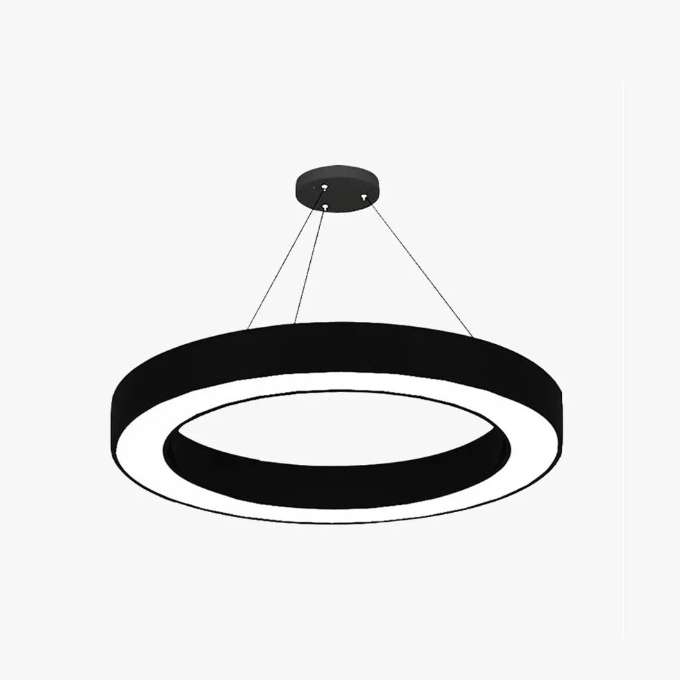 Hanglamp zwart rond kantoor dimbaar