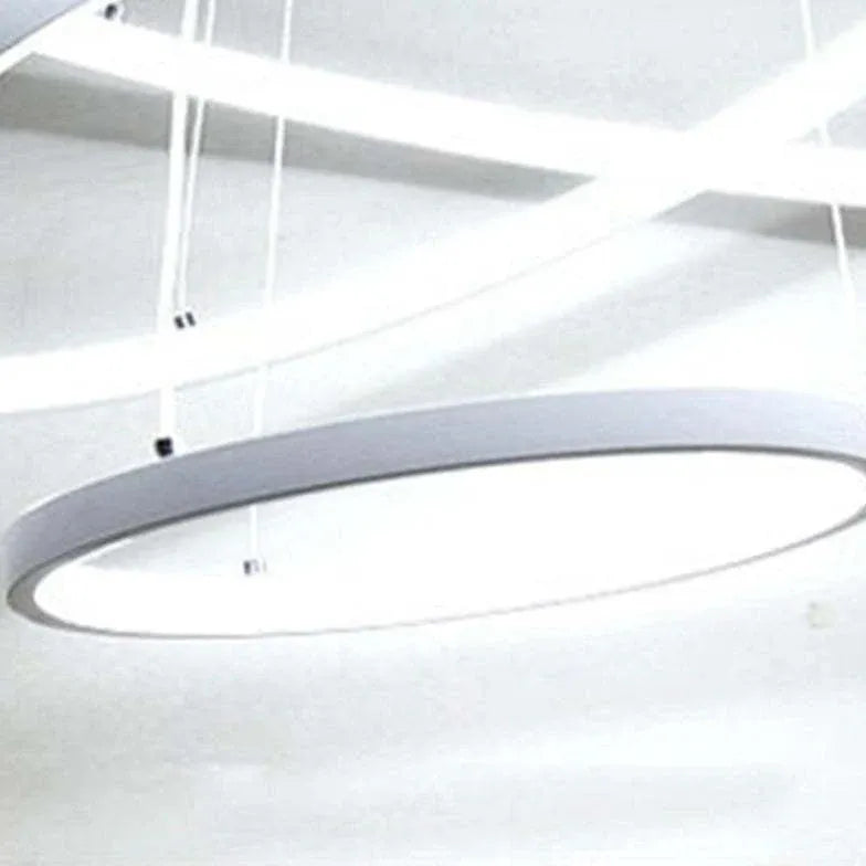 Hanglamp led ring goud met afstandsbediening dimbaar