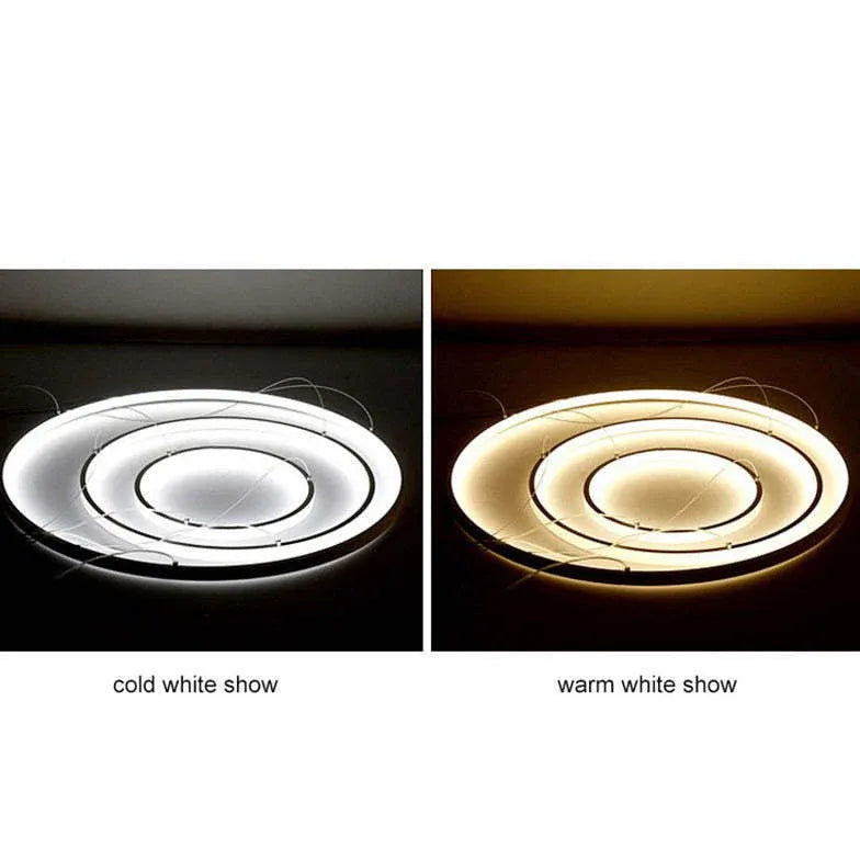 Hanglamp led ring goud met afstandsbediening dimbaar