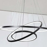 Hanglamp led ring goud met afstandsbediening dimbaar