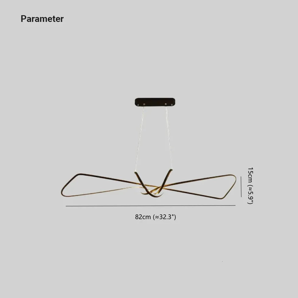 Led hanglamp strikvormig ontwerp keuken