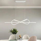 Led hanglamp dimbaar zwarte lineaire ontwerp