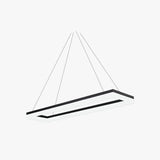 Hanglamp werkkamer zwarte rechthoekige led
