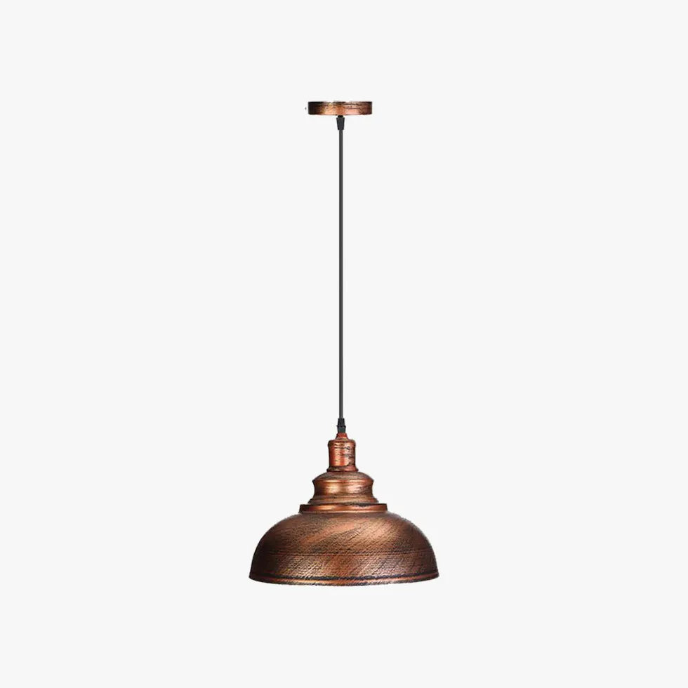 Hanglamp slaapkamer met kleurrijke metalen kap