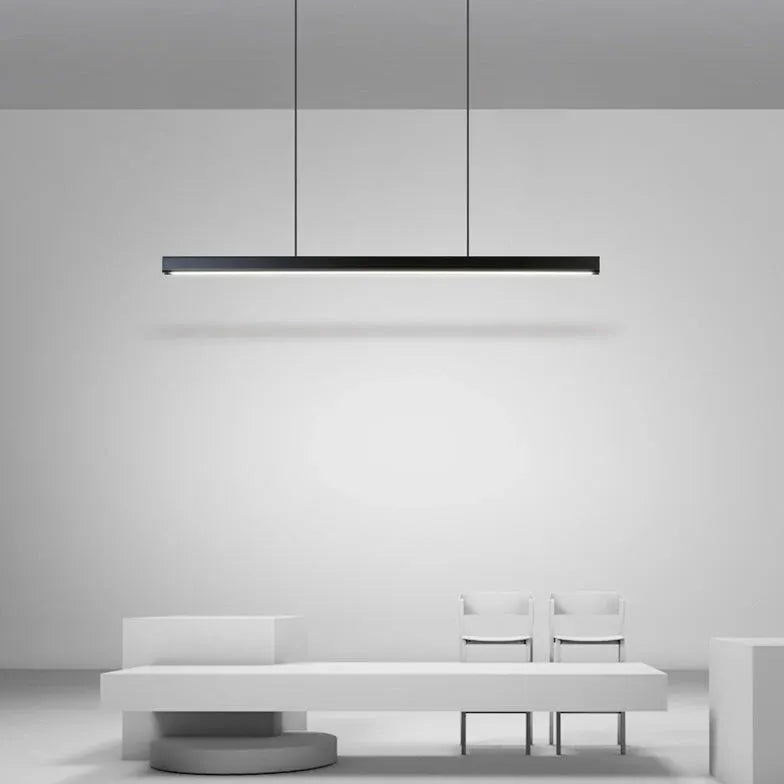 Scandinavisch hanglamp minimalistisch lineair kantoor