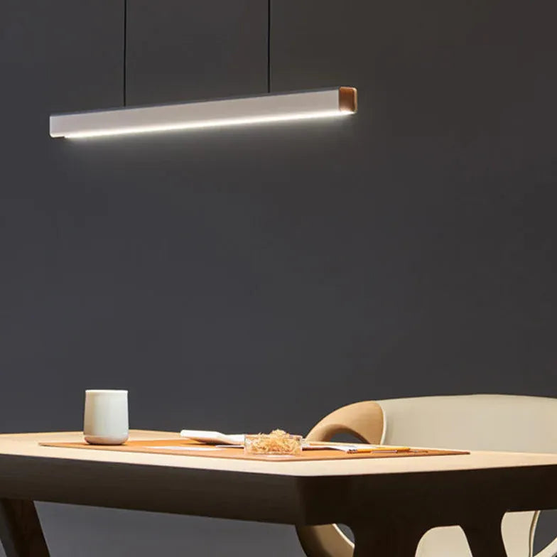 Scandinavisch hanglamp minimalistisch lineair kantoor