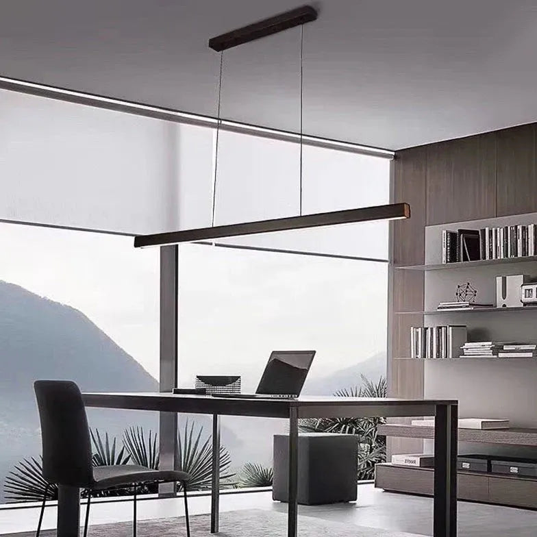 Scandinavisch hanglamp minimalistisch lineair kantoor