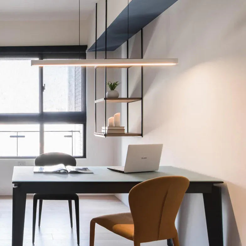 Scandinavisch hanglamp minimalistisch lineair kantoor