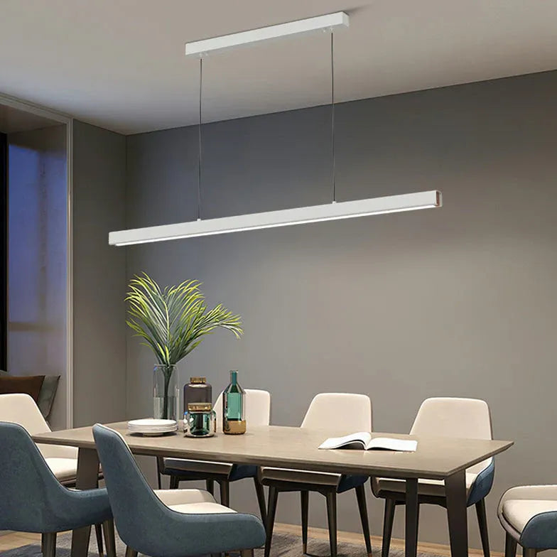 Scandinavisch hanglamp minimalistisch lineair kantoor