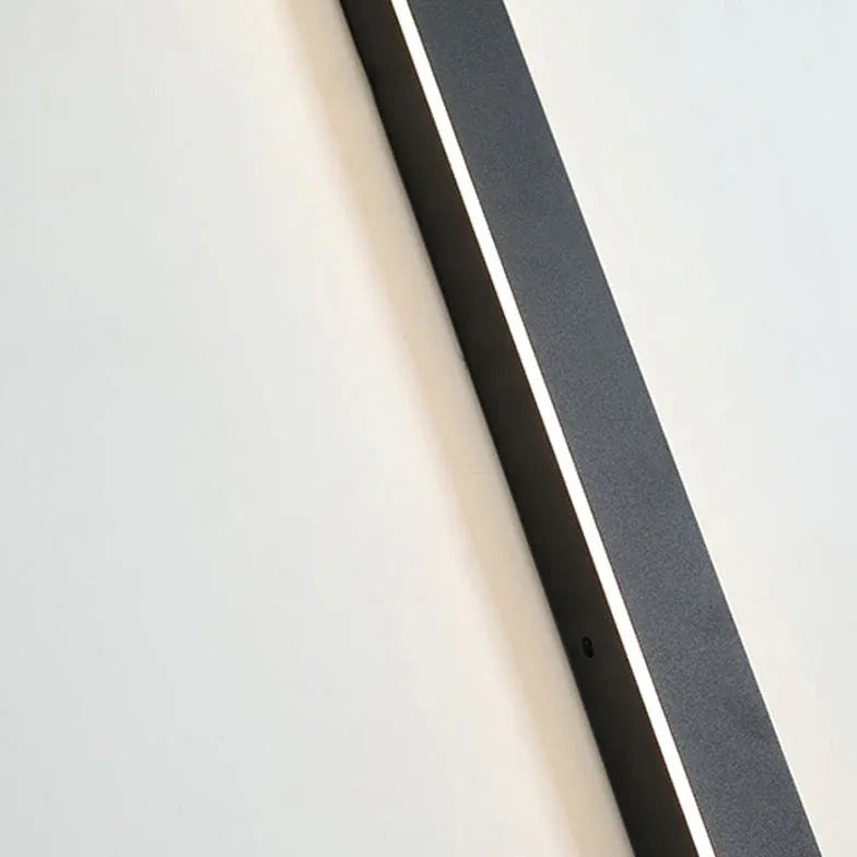 Wandlamp led buiten zwarte lineaire