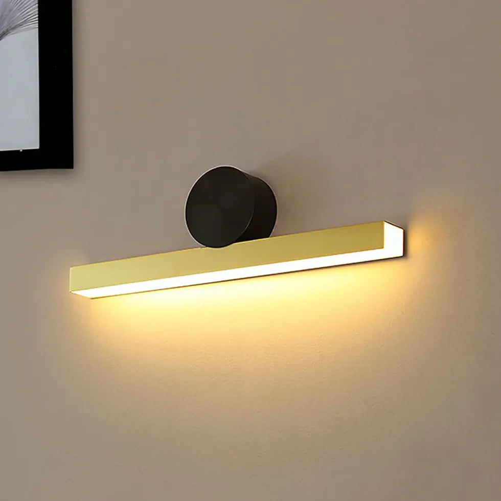 Wandlampen zwart goud led verlichting verstelbare
