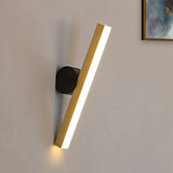 Wandlampen zwart goud led verlichting verstelbare