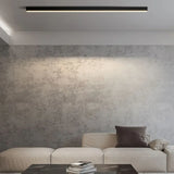 Plafond lamp led zwarte lineaire woonkamer