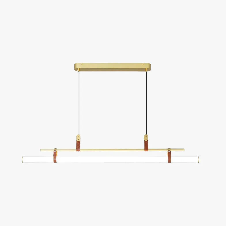 Led hanglamp eettafel buisvormig ontwerp met dimmer afstandsbediening