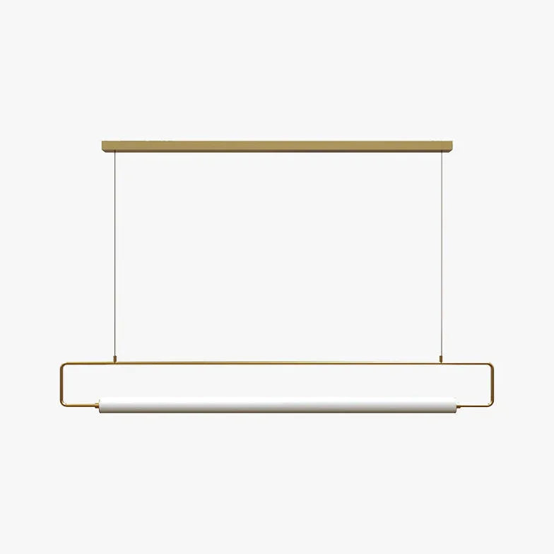 Hanglamp rechthoek zwart led langwerpig