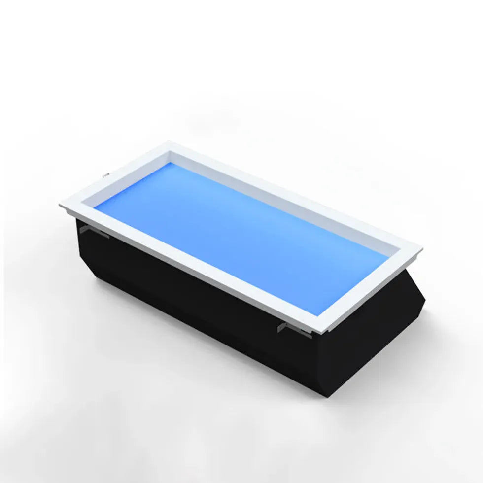 Moderne plafondlamp led met dakraam ontwerp