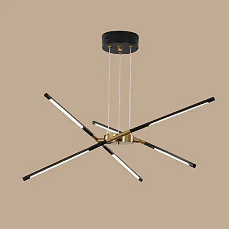 Hanglamp led eettafel zwart meerarmig ontwerp