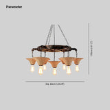 Industriële hanglamp zwart met vintage kettingdesign