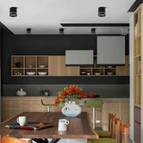 Ronde lamp plafond wit aluminium