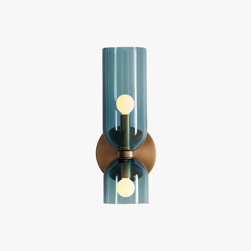 Wit wandlamp op en neer licht glas slaapkamer