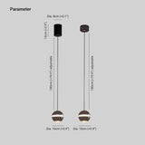 Zwarte metalen hanglamp bolvormige LED verlichting