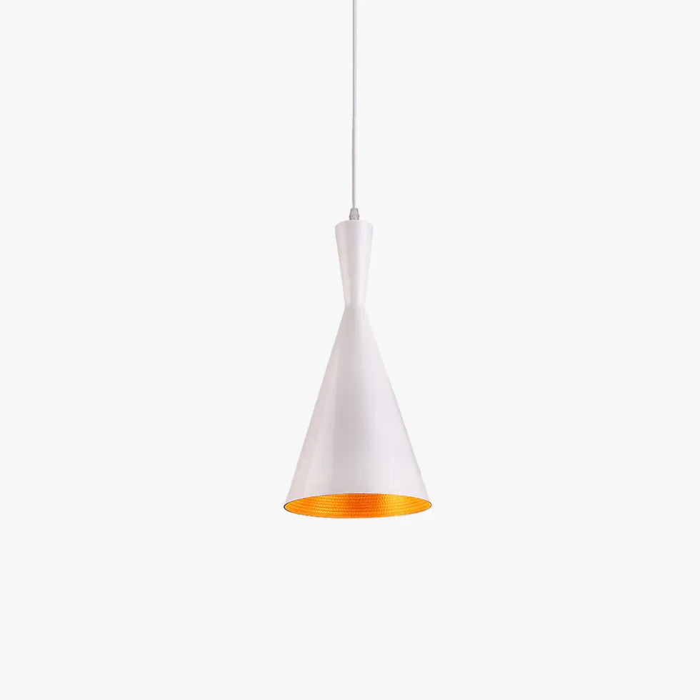 Moderne hanglamp zwart in conische minimalistische stijl