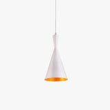 Moderne hanglamp zwart in conische minimalistische stijl