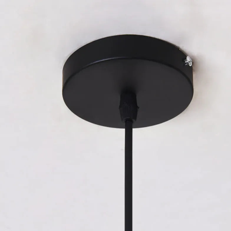 Moderne hanglamp zwart in conische minimalistische stijl
