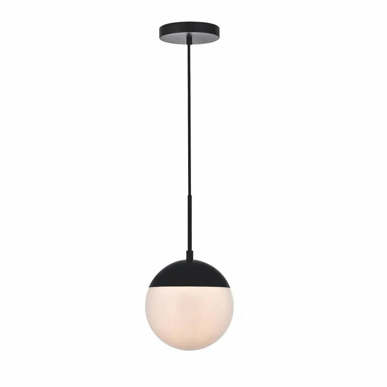 Lampen voor de keuken zwartwitte bolvormige hanglamp