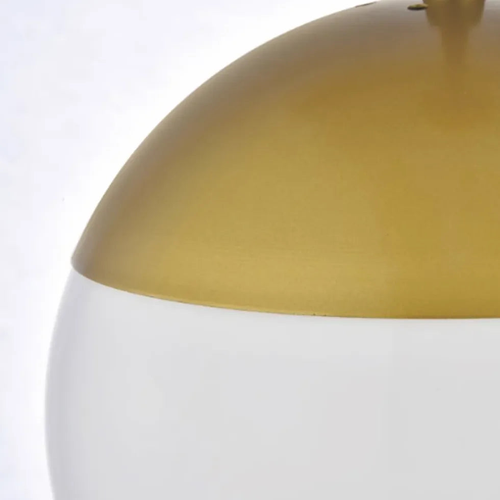 Lampen voor de keuken zwartwitte bolvormige hanglamp