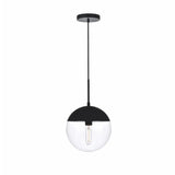 Lampen voor de keuken zwartwitte bolvormige hanglamp