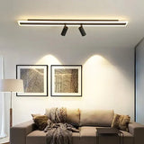 Led spots plafond zwart rechthoekig dimbaar