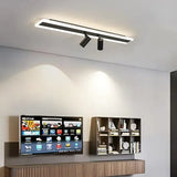 Led spots plafond zwart rechthoekig dimbaar