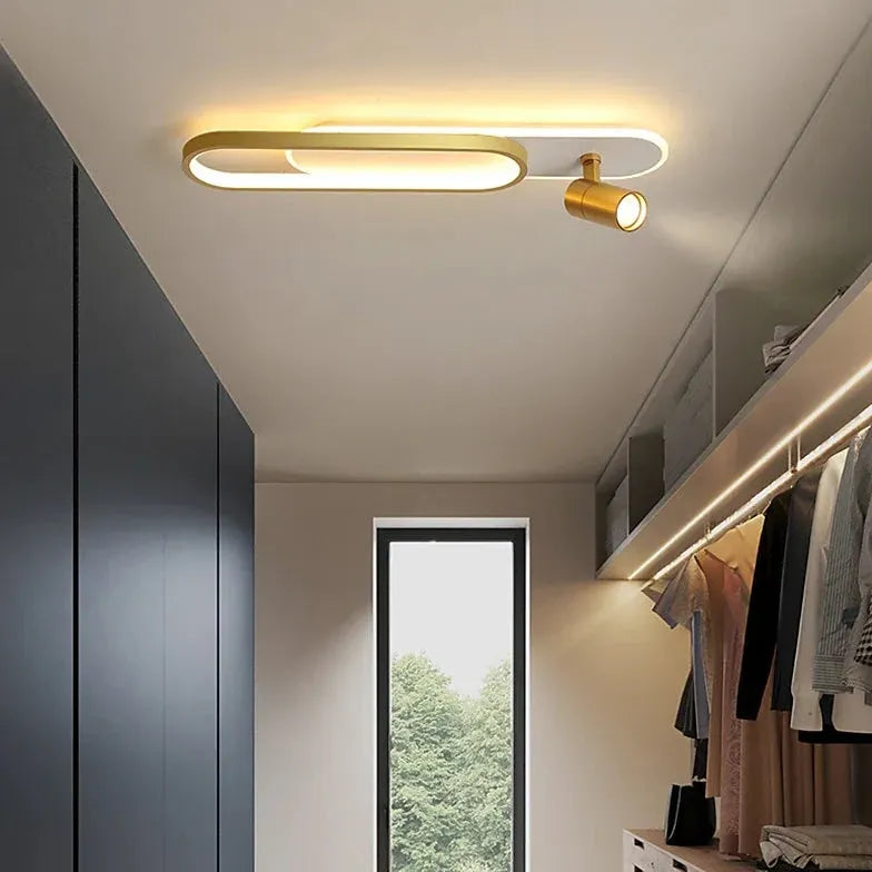 Spots led verlichting ovaal dimbaar afstandsbediening plafondlamp