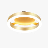 Ronde led lamp goud gang