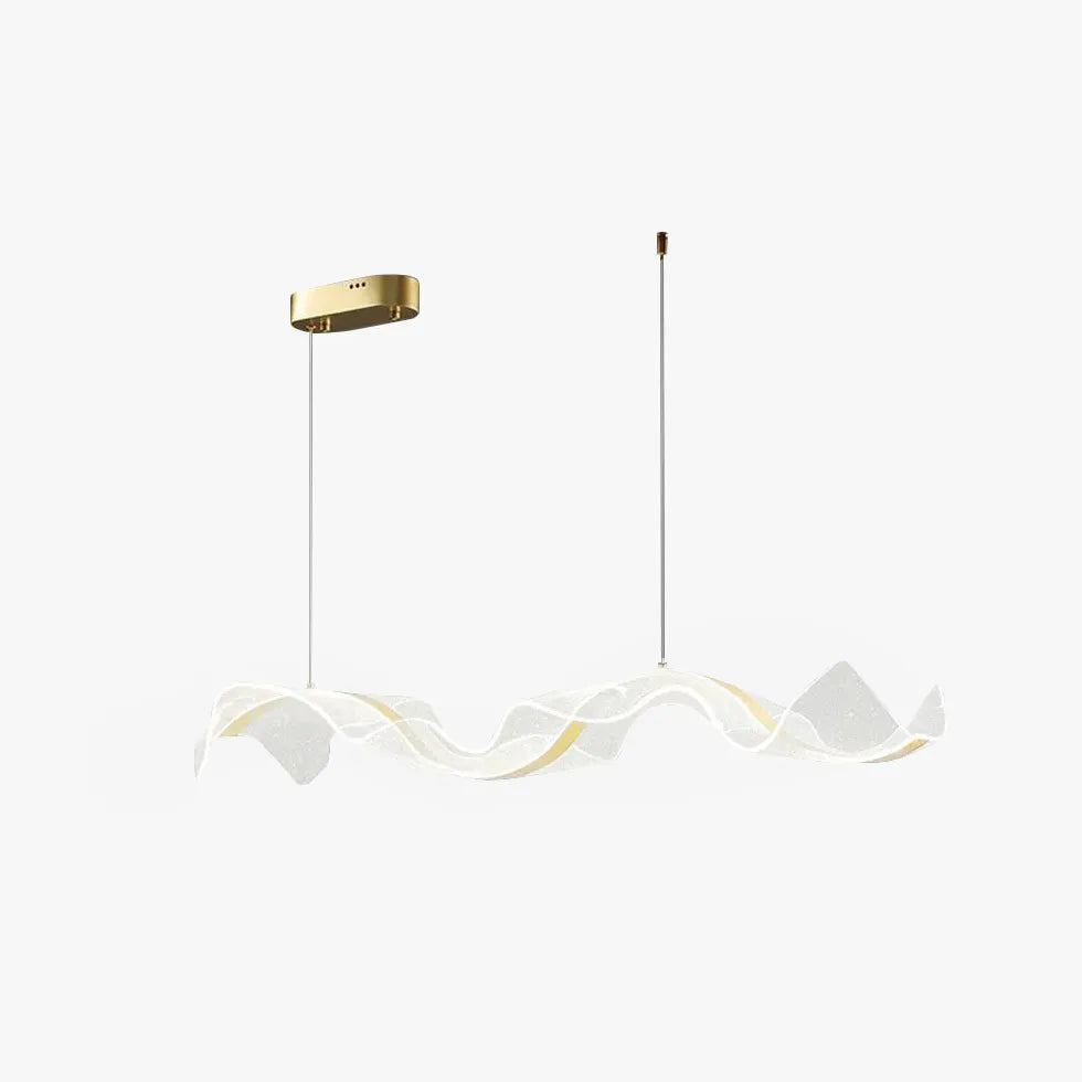Hanglampen led verlichting golvend keuken