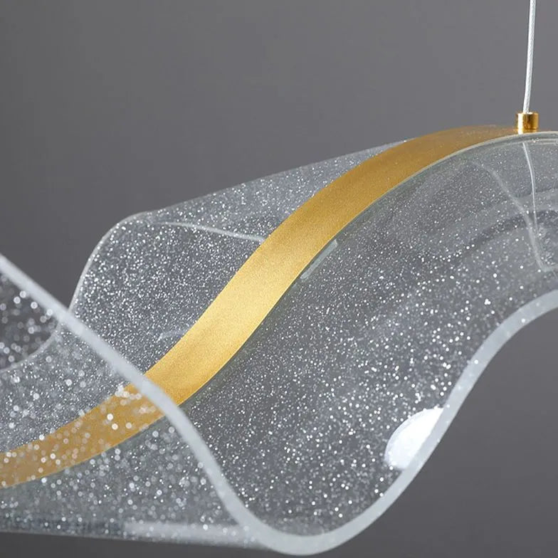 Hanglampen led verlichting golvend keuken