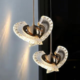 Hanglamp kristal goud led slaapkamer