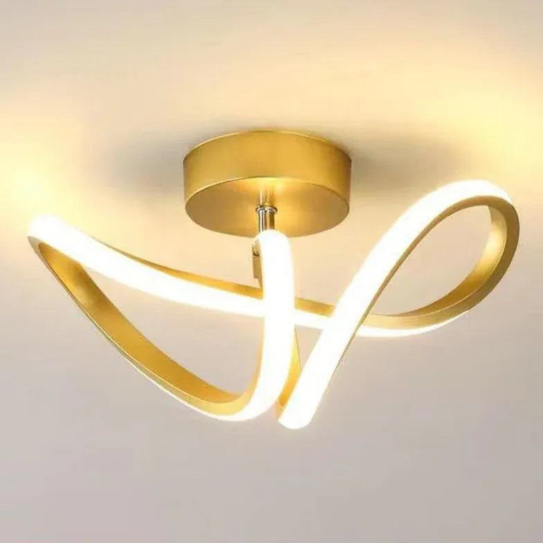 Plafonnieres led met gebogen stijl voor gang